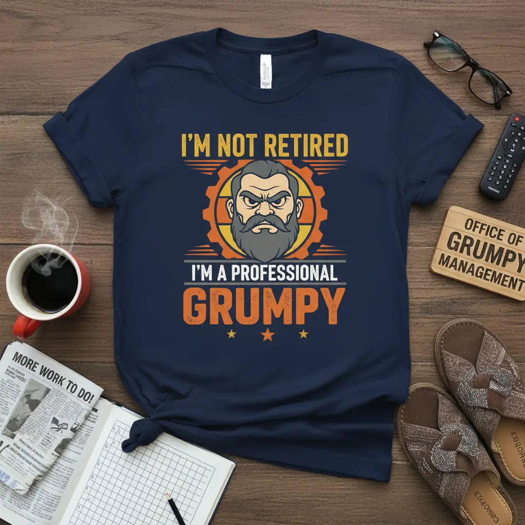 I’m Not Retired I’m a Professional Grumpy T-Shirt