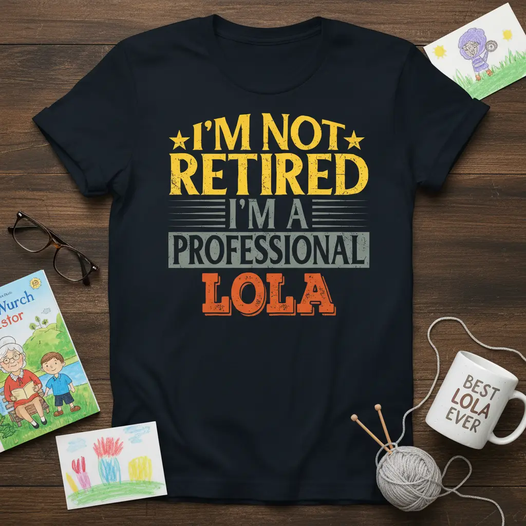 I’m Not Retired I’m a Professional Lola T-Shirt