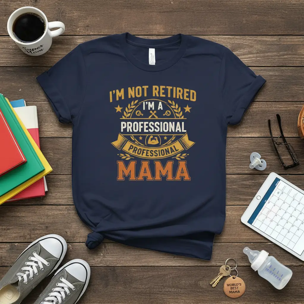 I’m Not Retired I’m a Professional Mama T-Shirt