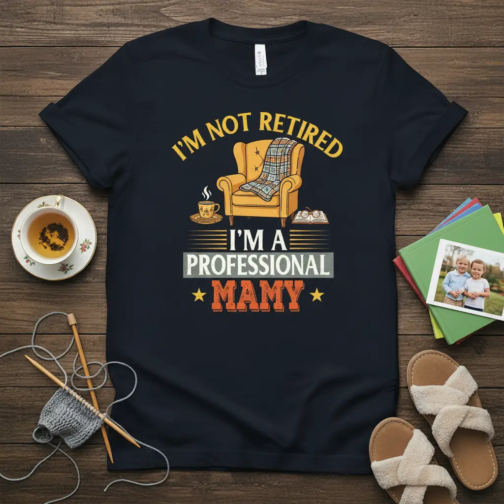 I’m Not Retired I’m a Professional Mamy T-Shirt