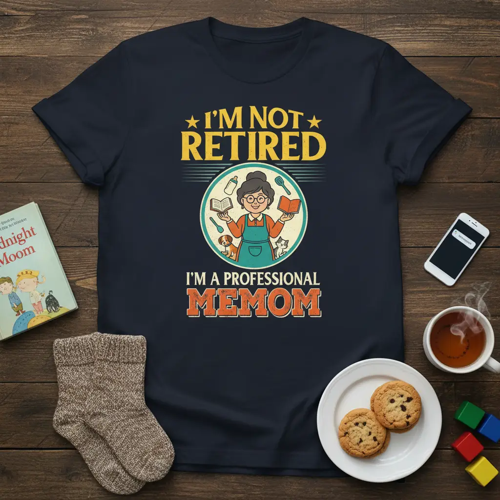 I’m Not Retired I’m a Professional Memom T-Shirt