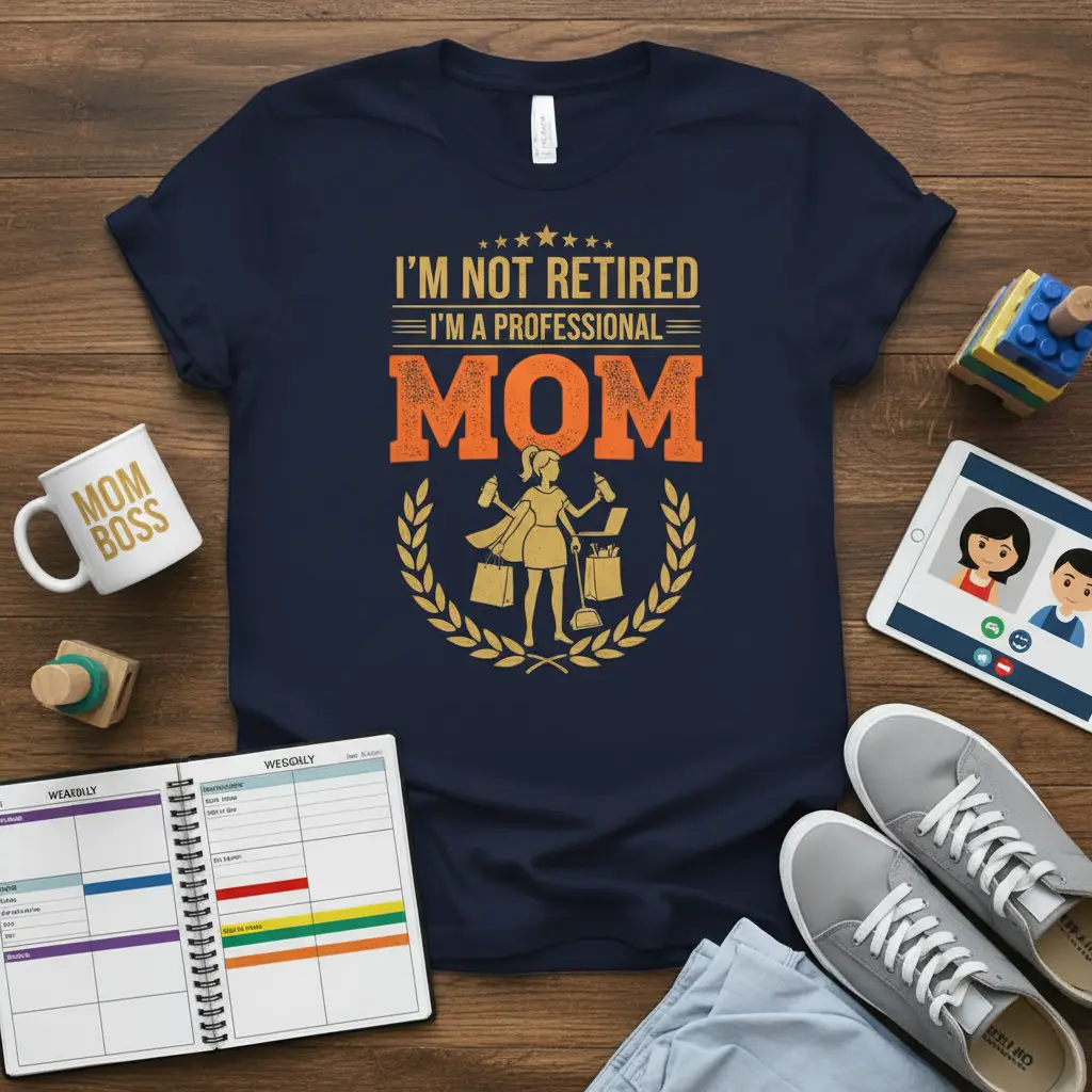 I’m Not Retired I’m a Professional Mom T-Shirt