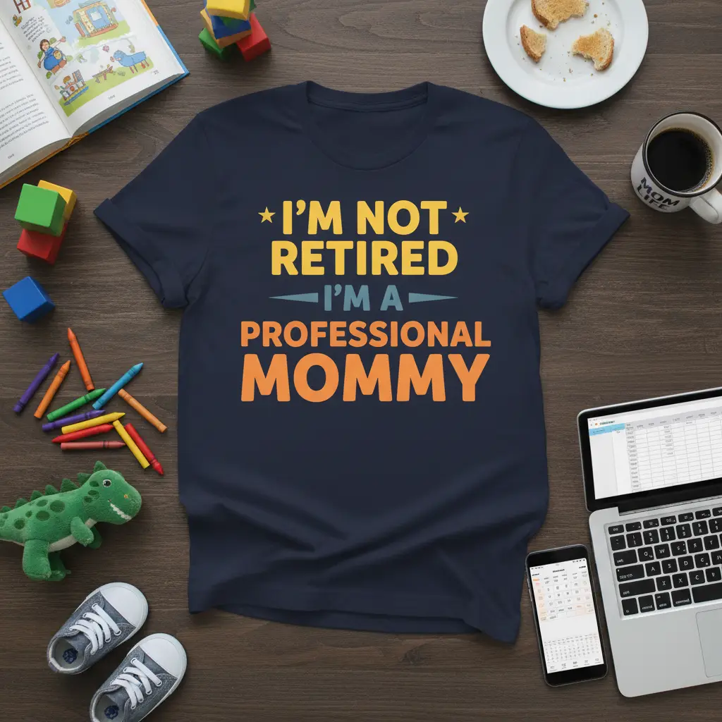 I’m Not Retired I’m a Professional Mommy T-Shirt