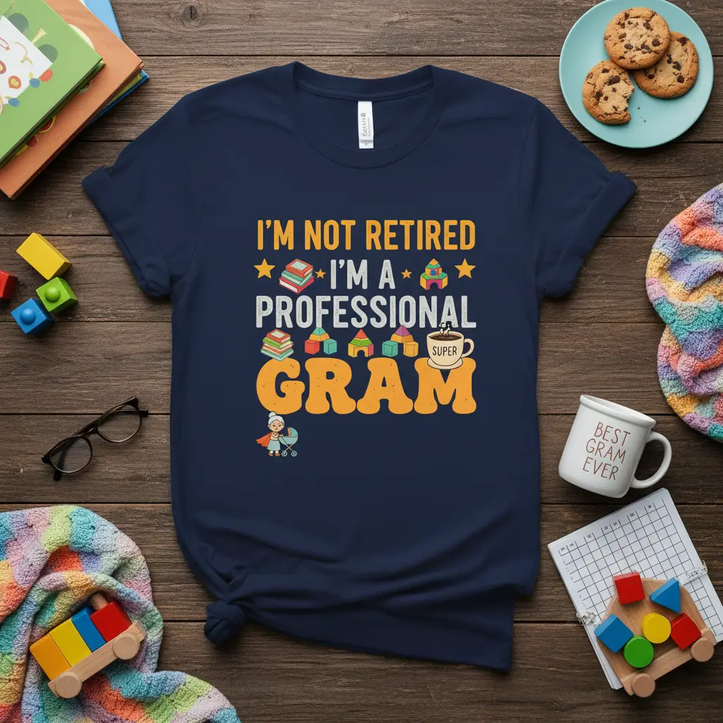 I’m Not Retired I’m a Professional Super Gram T-Shirt