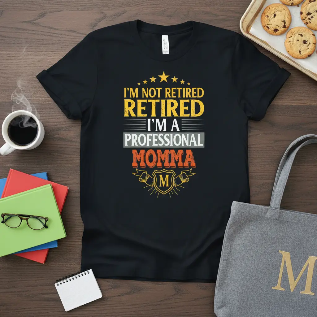 I’m Not Retired Retired I’m a Professional Momma T-Shirt
