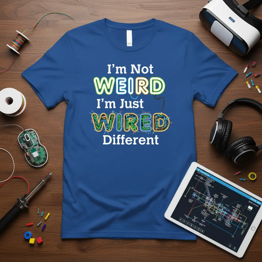 I’m Not Weird I’m Just Wired Different T-Shirt