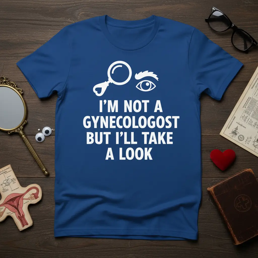 I’m Not a Gynecologist but I’ll Take a Look Funny T-Shirt