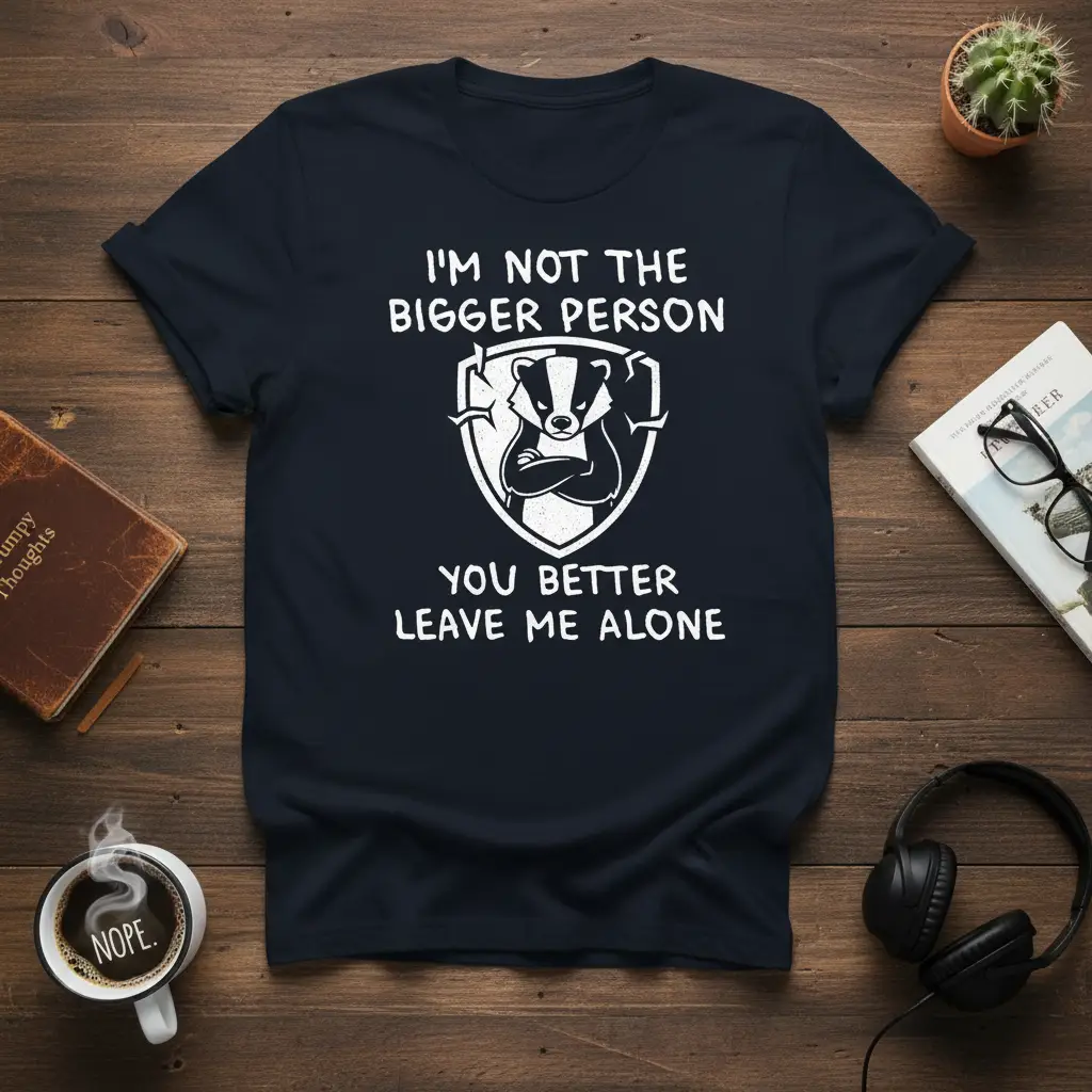 I’m Not the Bigger Person You Better Leave Me Alone T-Shirt