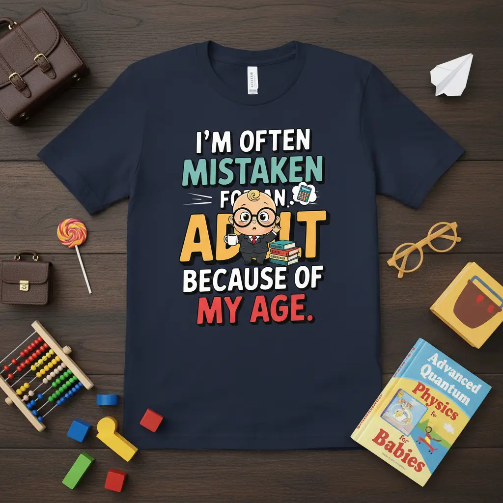 I’m Often Mistaken for an Adult T-Shirt Funny Baby Gift