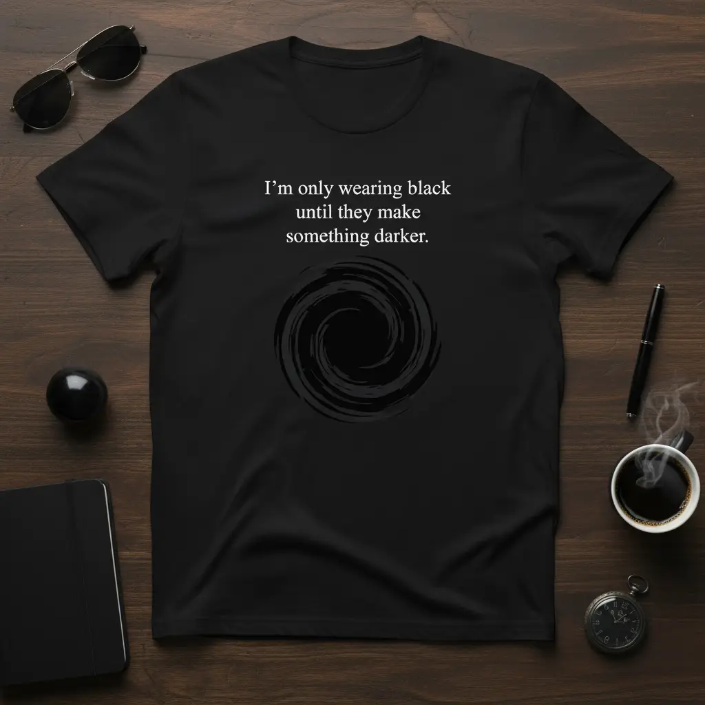I’m Only Wearing Black Until They Make Something Darker T-Shirt