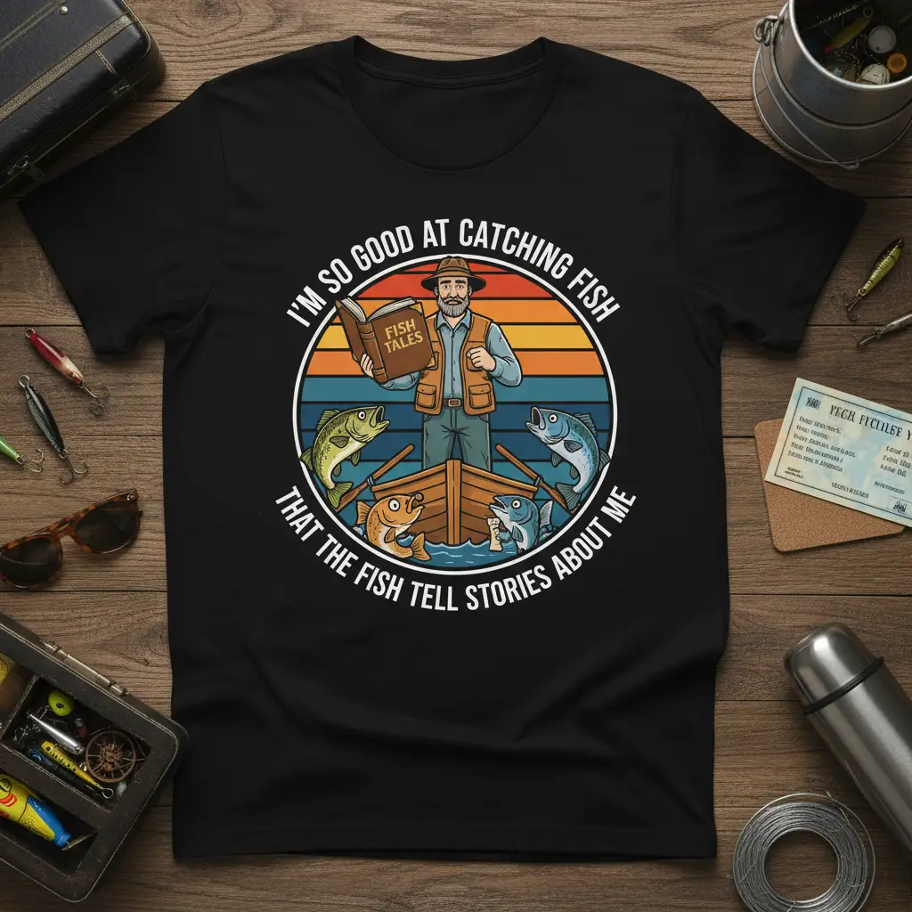 I’m So Good at Catching Fish T-Shirt Funny Angler Gift