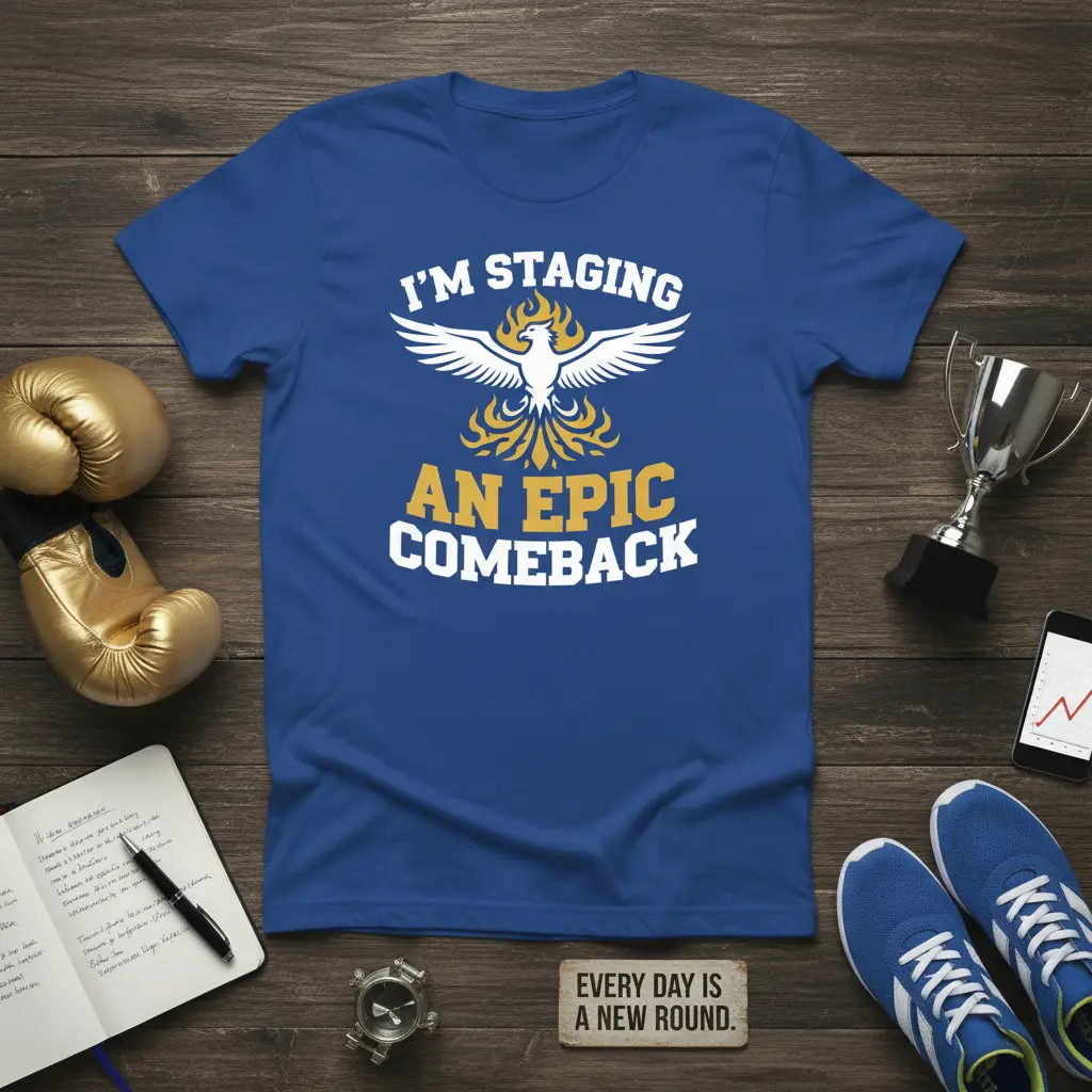 I’m Staging an Epic Comeback T-Shirt Motivational Quote