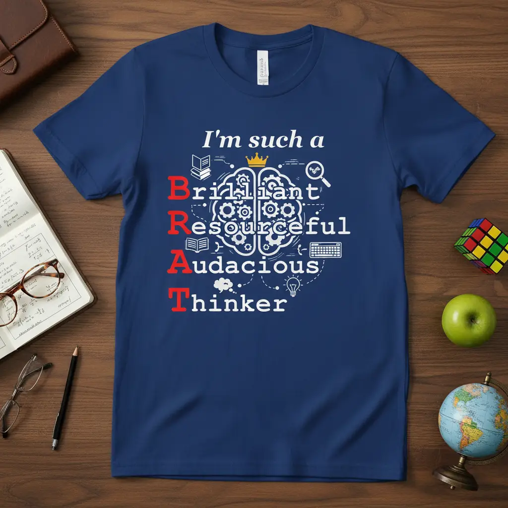 I’m Such a Brat Brilliant Thinker T-Shirt Gift