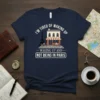 I'm Tired of Waking Up Paris T-Shirt with Eiffel Tower and cafe graphic