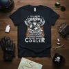 I'm A Biker Grandpa Just Like A Normal Grandpa Except Much Cooler t-shirt design with a vintage biker illustration and