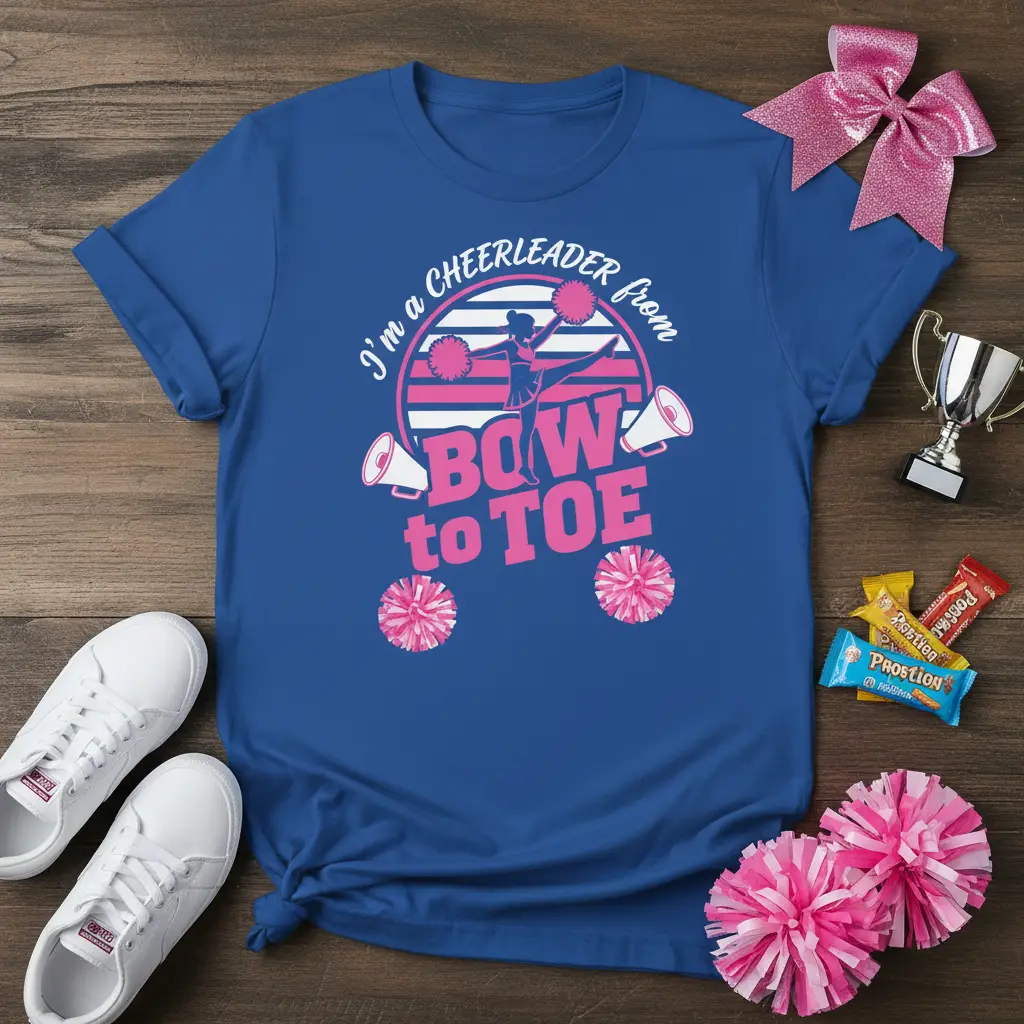 I’m a Cheerleader From Bow to Toe T-Shirt