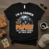 Farmer Papaw quote "I'm A Farmer Papaw Like A Normal Grandpa Just Much Cooler" with a blue tractor graphic on