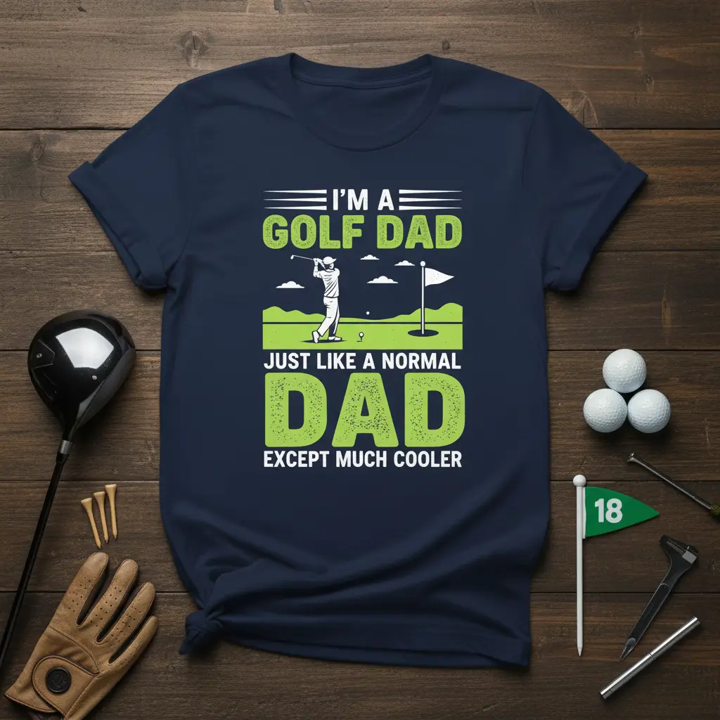 I’m a Golf Dad Just Like a Normal Dad Except Much Cooler T-Shirt
