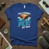 T-shirt with text "I'm a gonna fly my way" and a graphic of an eagle soaring with a sunset and