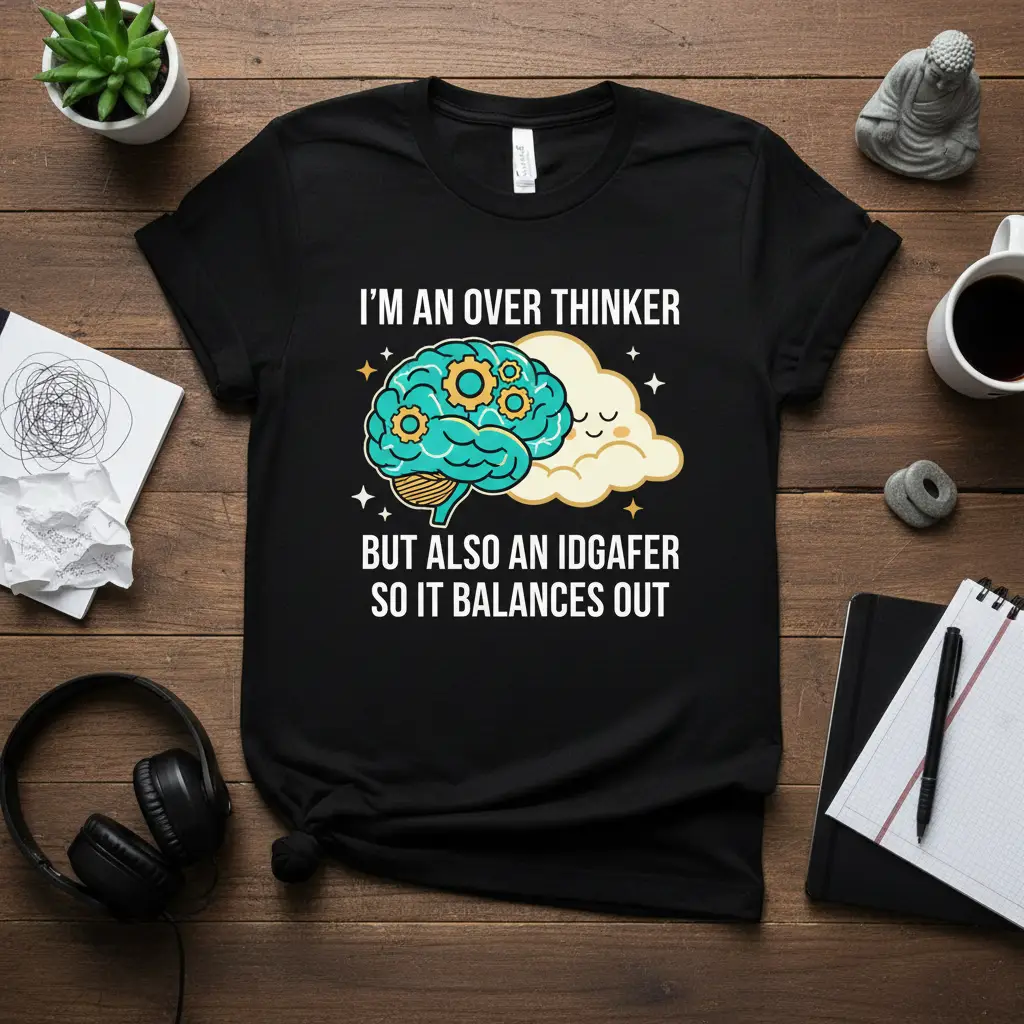I’m an Over Thinker but Also an Idgafer So It Balances Out T-Shirt