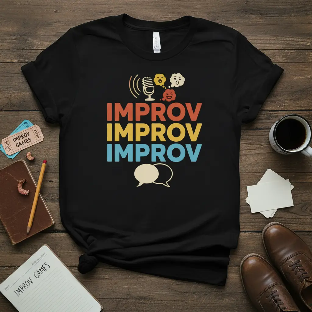 Improv Improv Improv T-Shirt Funny Actor Gift Idea