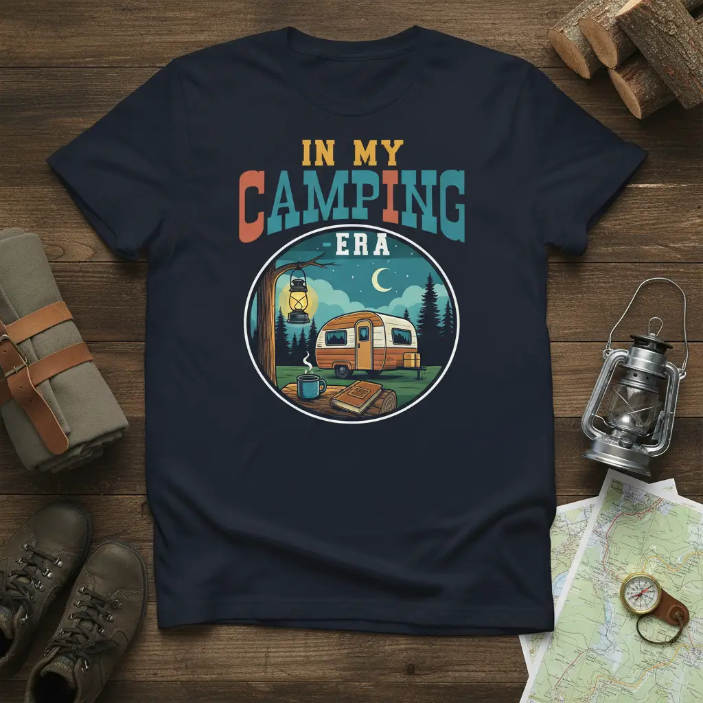In My Camping Era Rv Camper T-Shirt Outdoor Adventure Gift