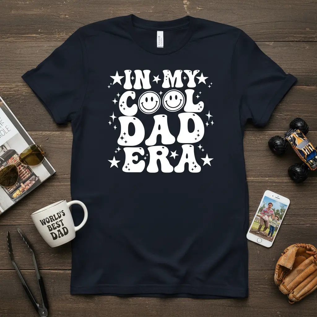 In My Cool Dad Era Retro Graphic T-Shirt Father’s Day Gift