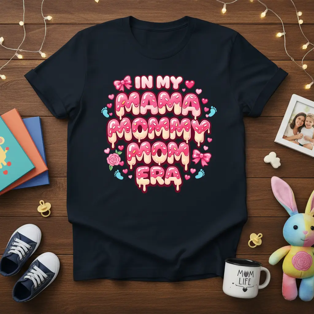 In My Mama Mommy Mom Era T-Shirt Cute Mom Gift