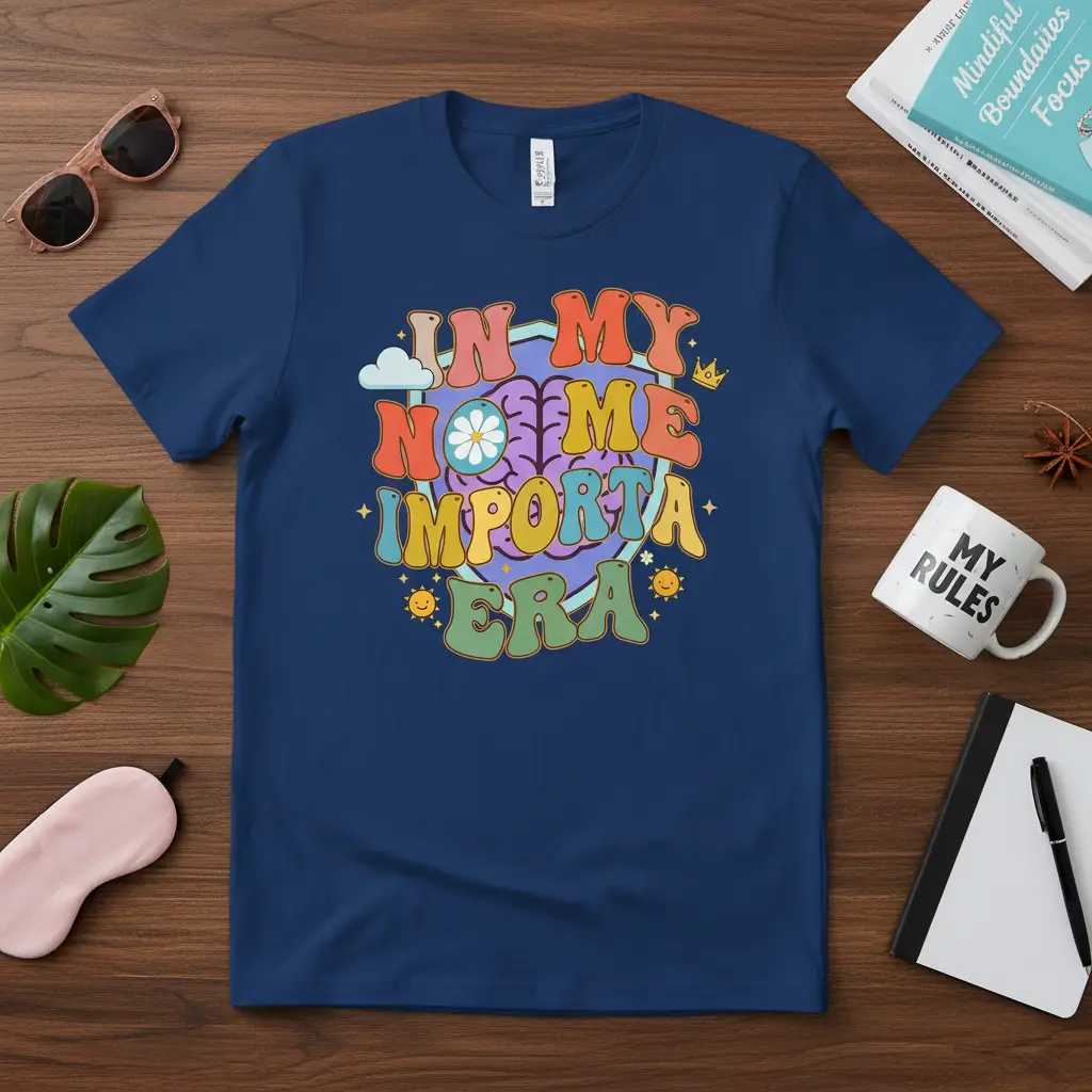 In My No Me Importa Era Retro Spanish Quote T-Shirt