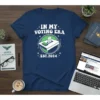 T-shirt with "In My Voting Era Est. 2024" text and a graphic of a ballot box