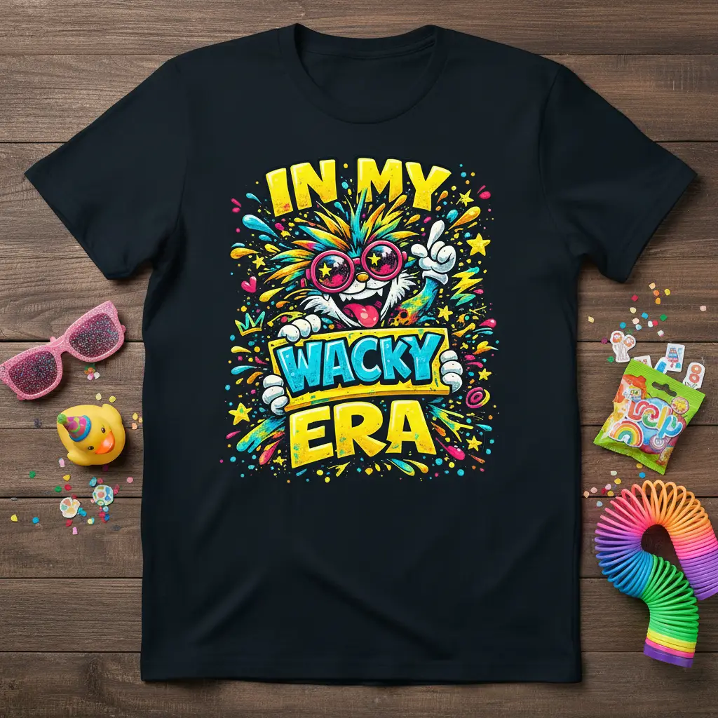In My Wacky Era Funny Retro Graphic T-Shirt Gift