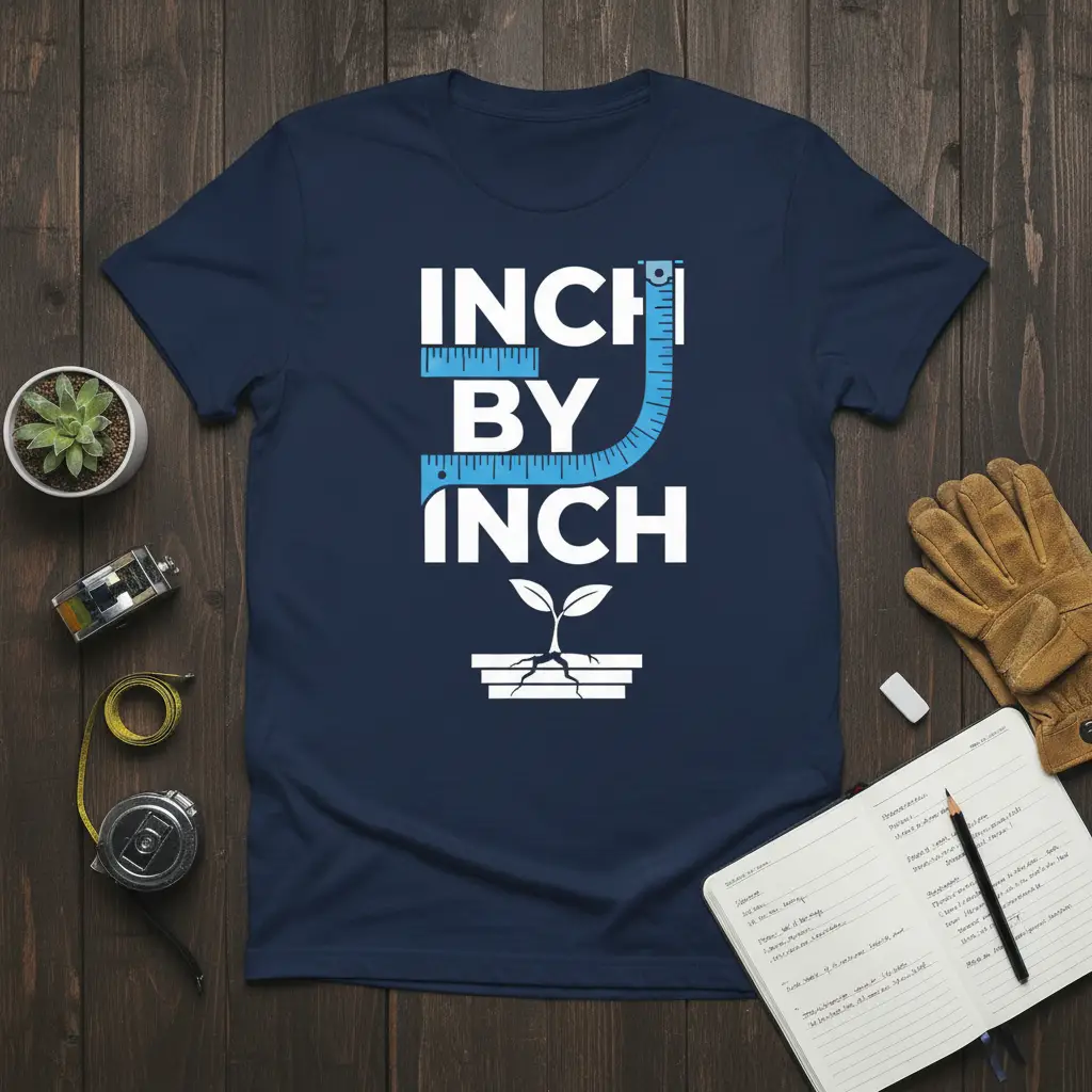 Inch by Inch Gardening T-Shirt for Plant Lovers