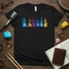 InCuBUs periodic table inspired chemistry pun t-shirt design with beakers and chemical symbols