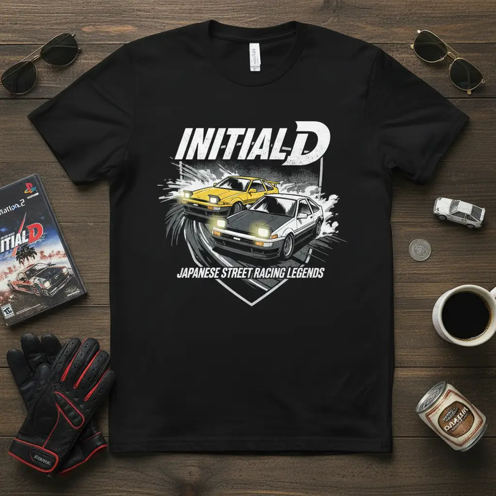 Initial D Japanese Street Racing Legends T-Shirt