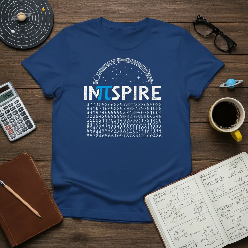 Intπspire Math & Science T-Shirt for Geeks
