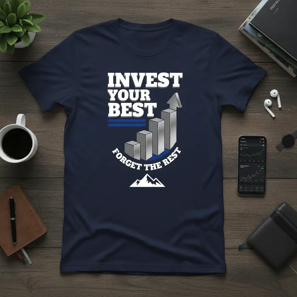 Invest Your Best Forget the Rest T-Shirt Finance Gift