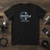 Black t-shirt featuring the white and blue IOSIA AUDIO EXPERTS logo with sound wave graphics