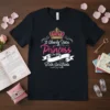 It Clearly States Princess On My Birth Certificate t-shirt with a pink crown graphic