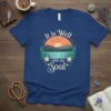 It is Well with My Soul Christian T-Shirt with sunset landscape and birds graphic
