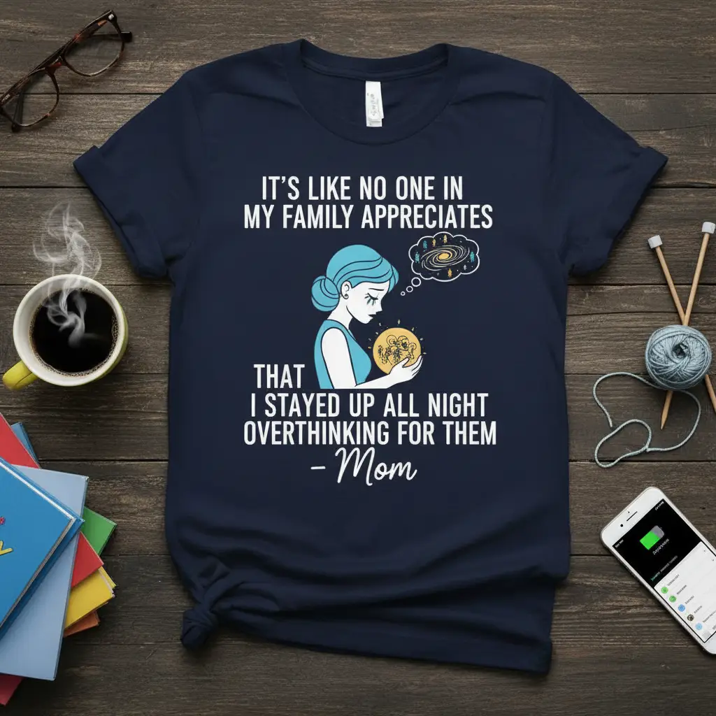 It’s Like No One Appreciates Mom Overthinking T-Shirt