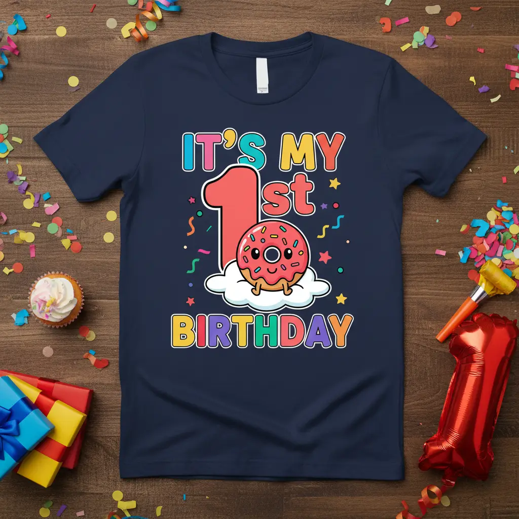 It’s My 1st Birthday Donut Tee for Toddlers