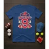 It's My Birthday 9 sports theme t-shirt design featuring a large number 9 surrounded by football, baseball, and basketball elements