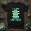 It's My Earthday T-Shirt with Earth as a birthday cake graphic and candles