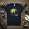 Dark blue t-shirt with "It's Okay If The Only Thing You DO Today Is Breathe" text and a meditating silhouette