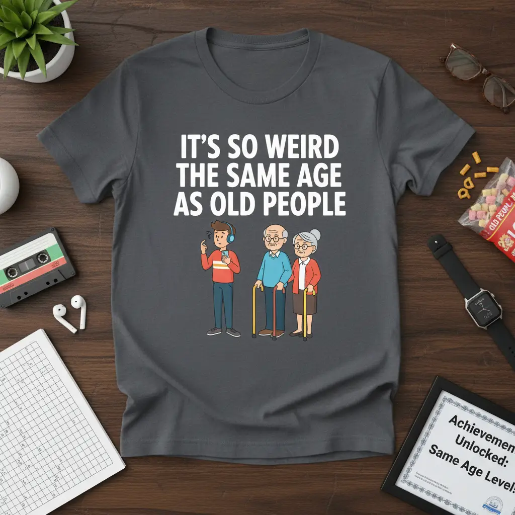It’s So Weird the Same Age As Old People Funny Tee