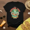 It's Summer Time Beach Vibes t-shirt design with a sloth relaxing in a hammock between palm trees