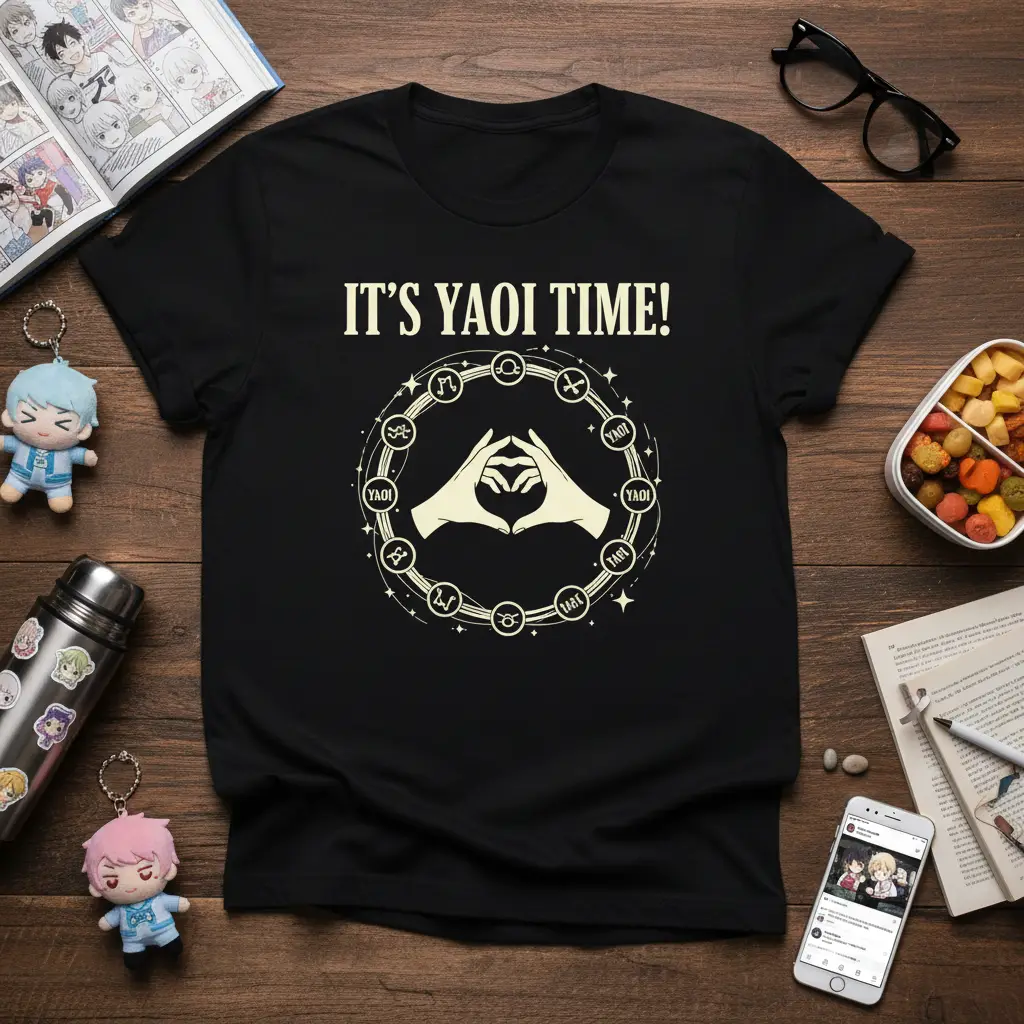 It’s Yaoi Time! Anime Manga Fan T-Shirt Gift