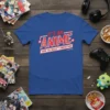 Blue t-shirt with bold red text "IT'S AN ANIME THING YOU WOULDN'T UNDERSTAND" and Japanese characters, designed for anime fans