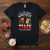 It's The Most Wonderful Time Of The Year Christmas food t-shirt with ketchup and corn characters wearing Santa hats