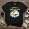 I've Got a Black Belt in Tae Kwon Doze funny sloth t-shirt design with martial arts theme